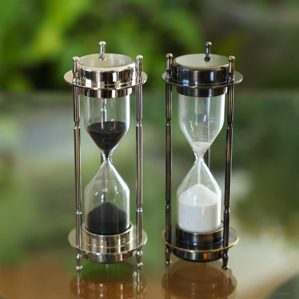 1 or 2 Minute Compass Clock Hourglass