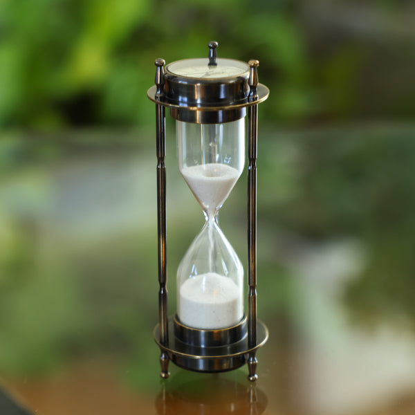 1 or 2 Minute Compass Clock Hourglass