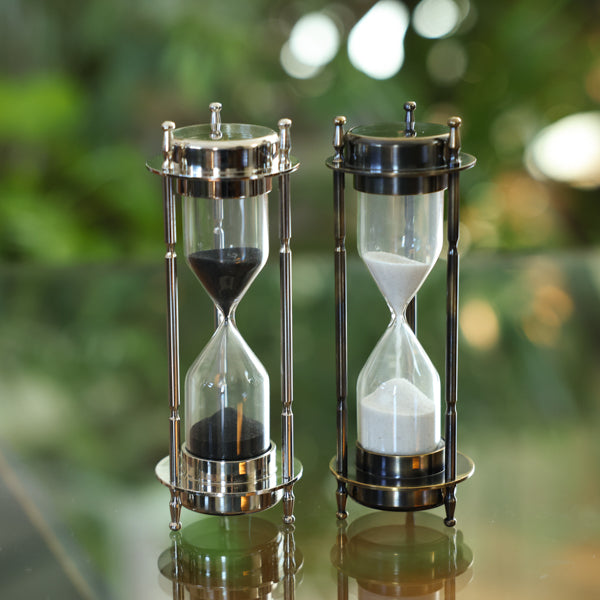 1 or 2 Minute Compass Clock Hourglass