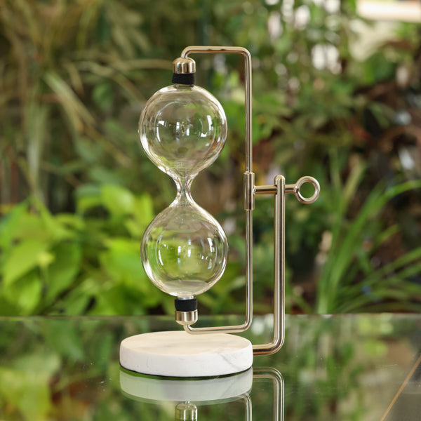 Rotating Hourglass Kit with Marble Base