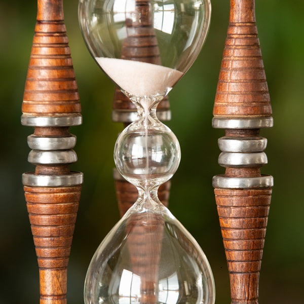 Three Tier Five Minute Antique Wood Sand Timer