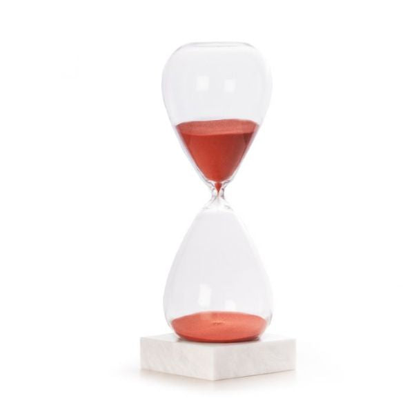 90 Minute Hand Blown Sand Timer