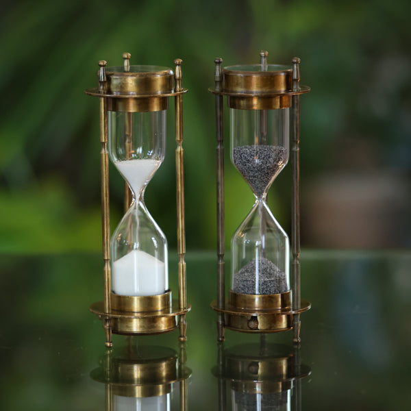 1 or 2 Minute Compass Clock Hourglass