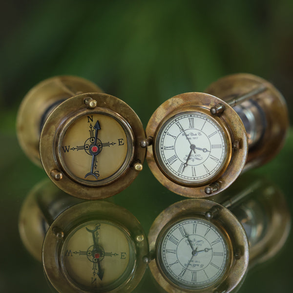 1 or 2 Minute Compass Clock Hourglass