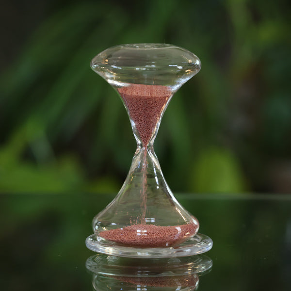 1 Minute Bead Sand Timer in Silver, Gold or Red