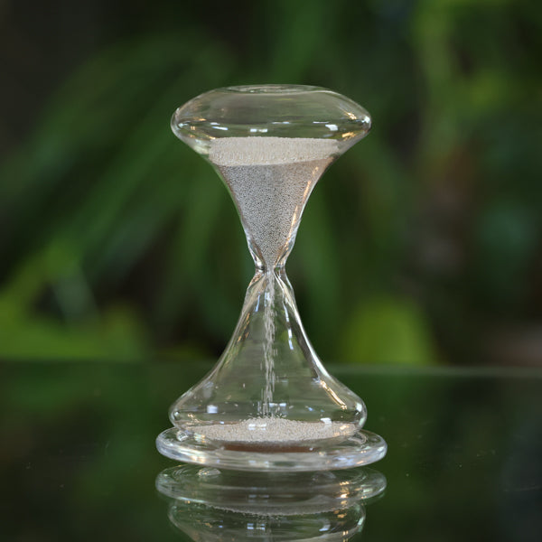 1 Minute Bead Sand Timer in Silver, Gold or Red