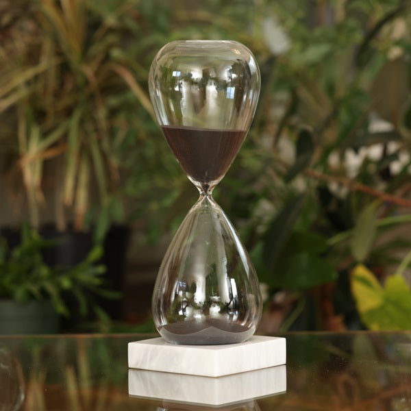 90 Minute Hand Blown Sand Timer