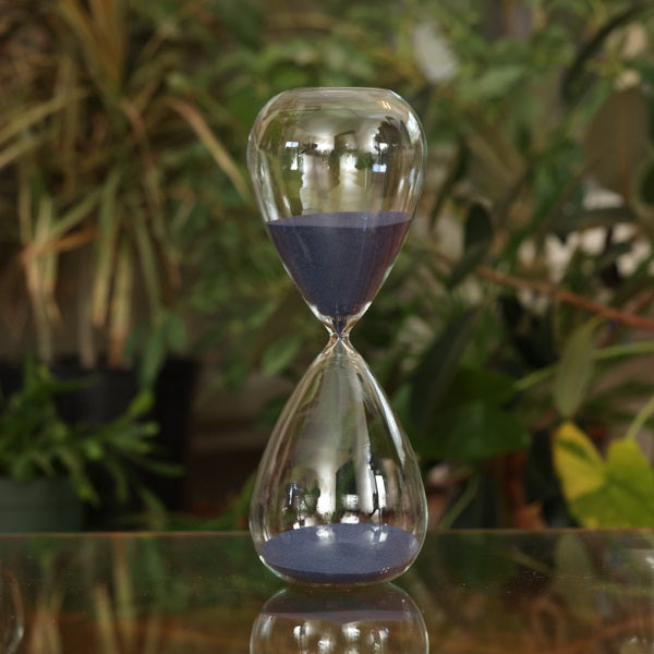 90 Minute Hand Blown Sand Timer