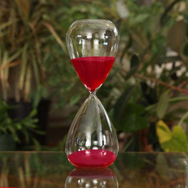 90 Minute Hand Blown Sand Timer