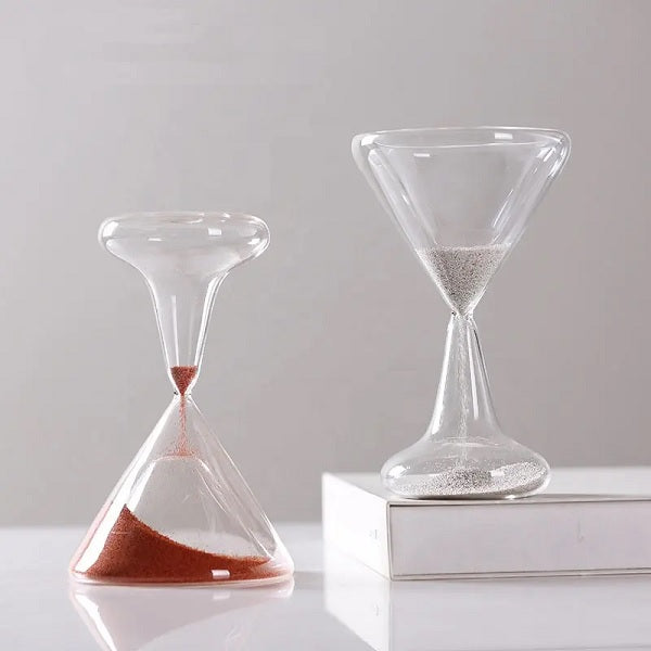 Cocktail Glass Sand Timer - Red or White