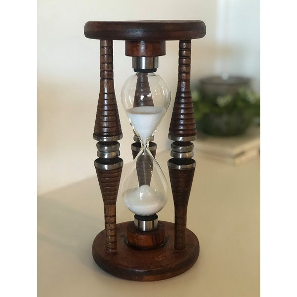 10 Minute Antique Wood Sand Timer