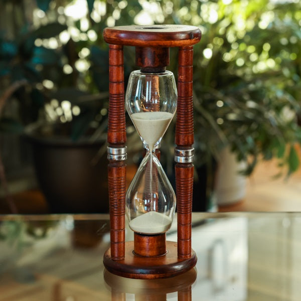 5 Minute Kitchen Antique Wood Sand Timer