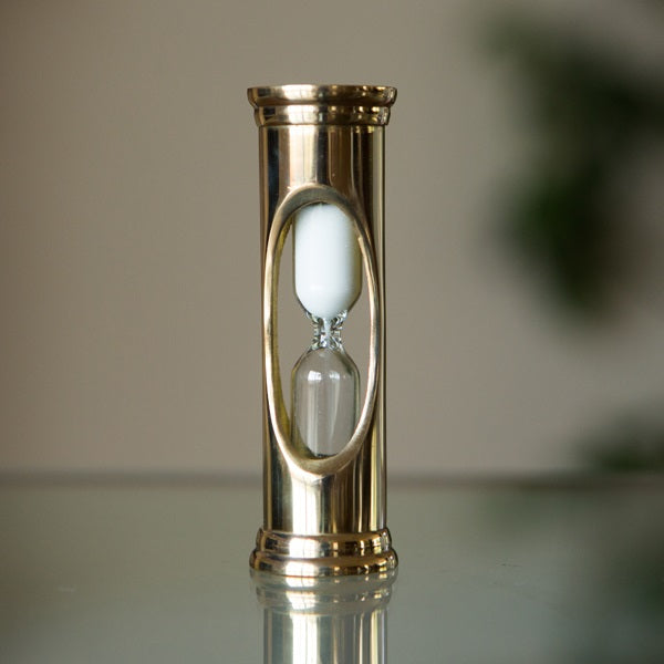 3 Minute Bronzed or Brass Mini Sand Timer