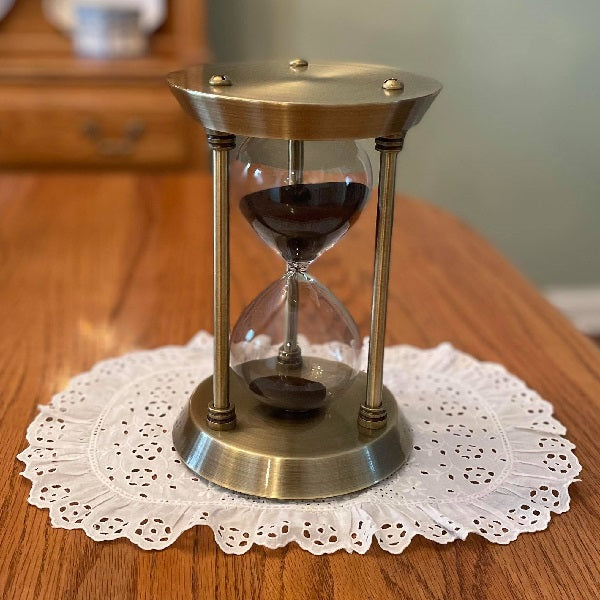 Antique Brass Metal Sand Timer