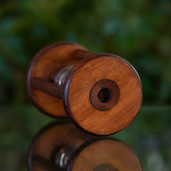 Antique Wood Meditation Urn