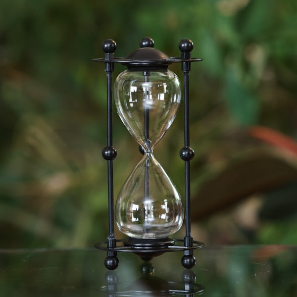 Black Domed Metal Hourglass Kit - Traditional or Three Tier