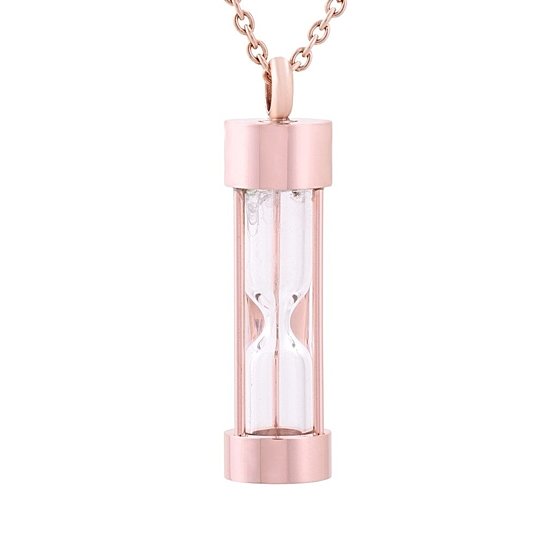 Hourglass Keepsake Necklace or Keychain