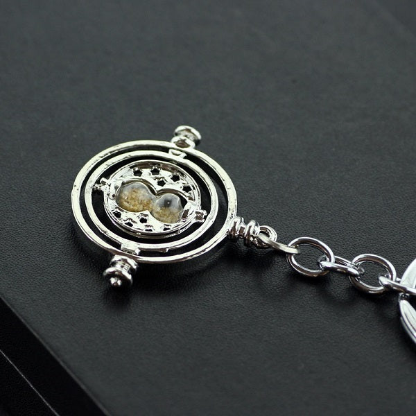 Time Turner Key Chain Sand Timer