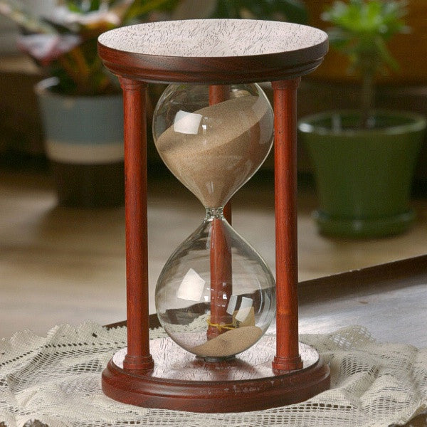 Solid Padauk Hourglass With Smooth Spindles